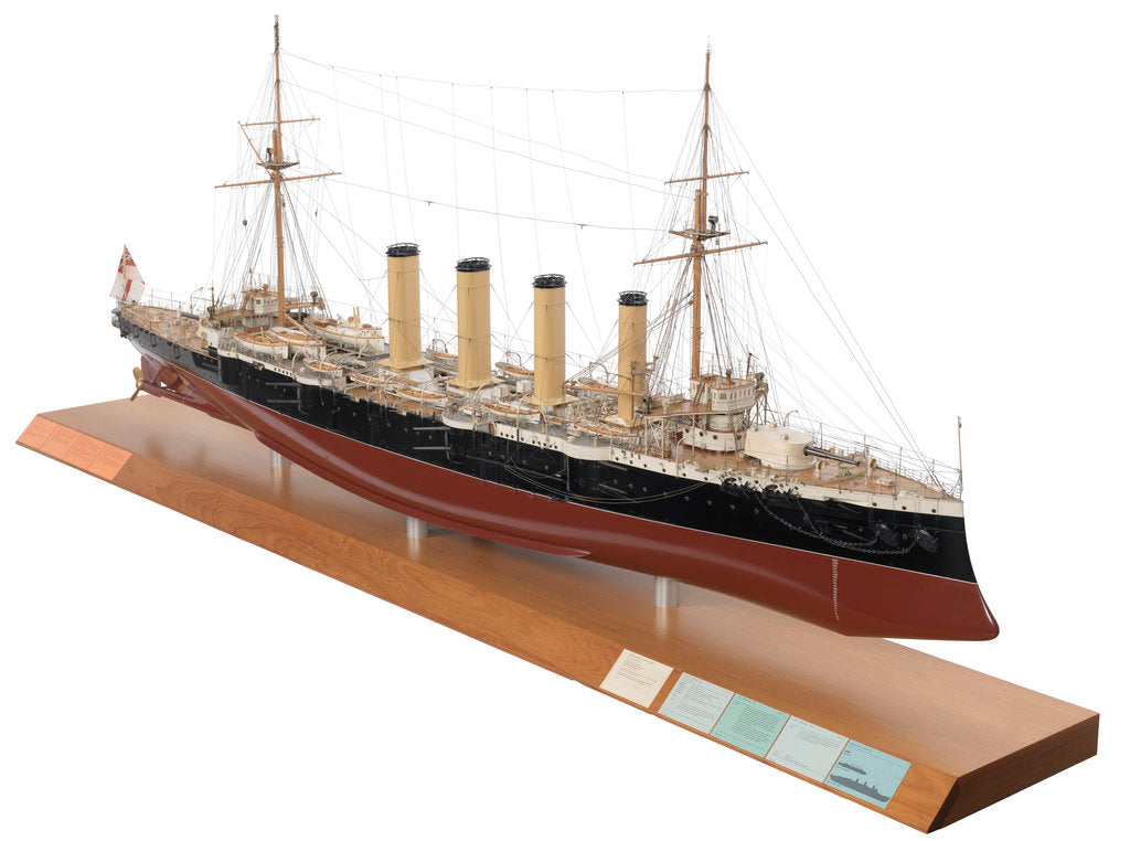 Detail of HMS 'Leviathan' (1901) by John Brown & Co. Ltd