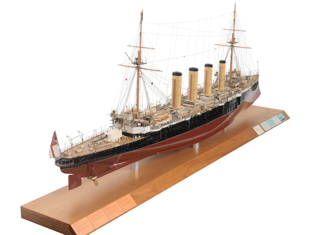 Detail of HMS 'Leviathan' (1901) by John Brown & Co. Ltd