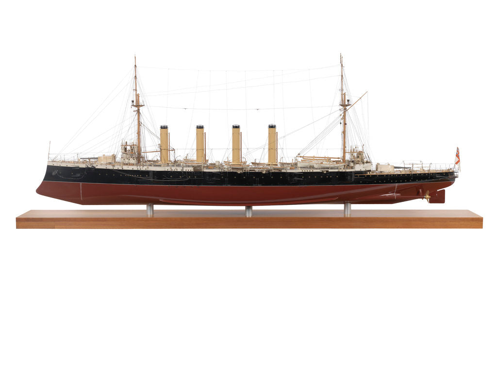 Detail of HMS 'Leviathan' (1901) by John Brown & Co. Ltd