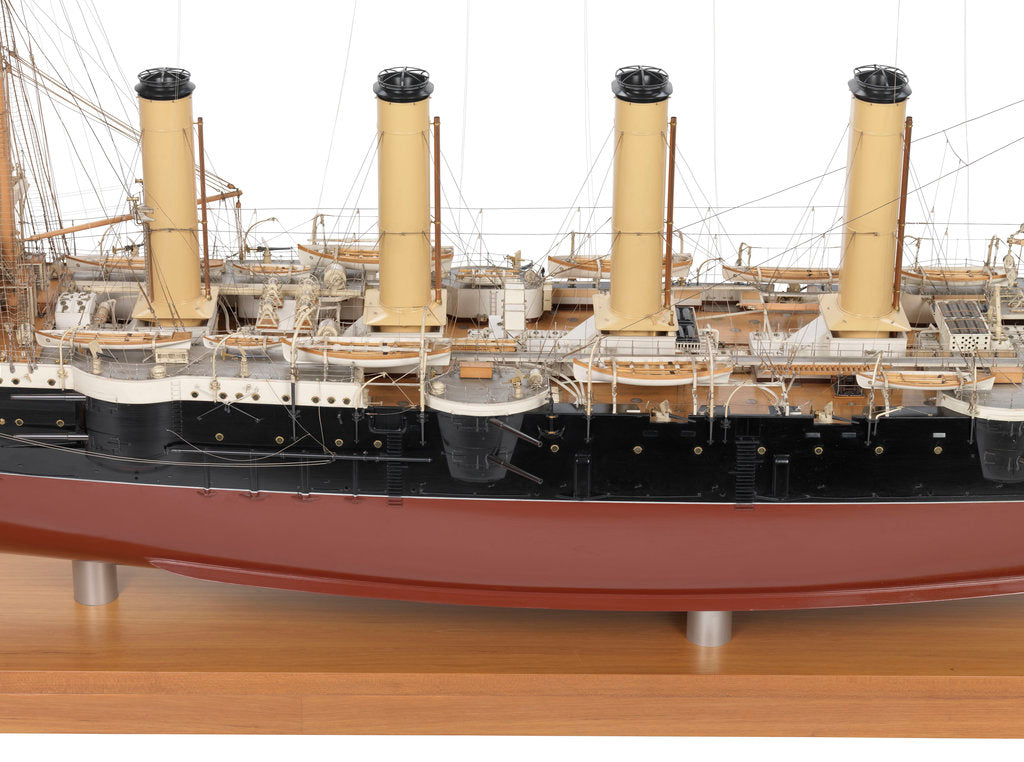 Detail of HMS 'Leviathan' (1901) by John Brown & Co. Ltd