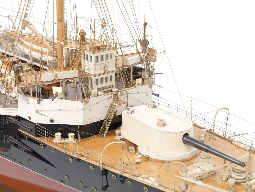 Detail of HMS 'Leviathan' (1901) by John Brown & Co. Ltd