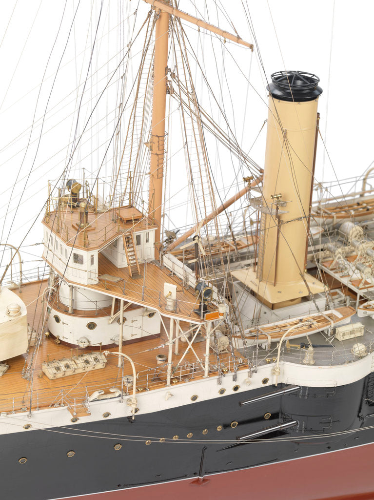 Detail of HMS 'Leviathan' (1901) by John Brown & Co. Ltd