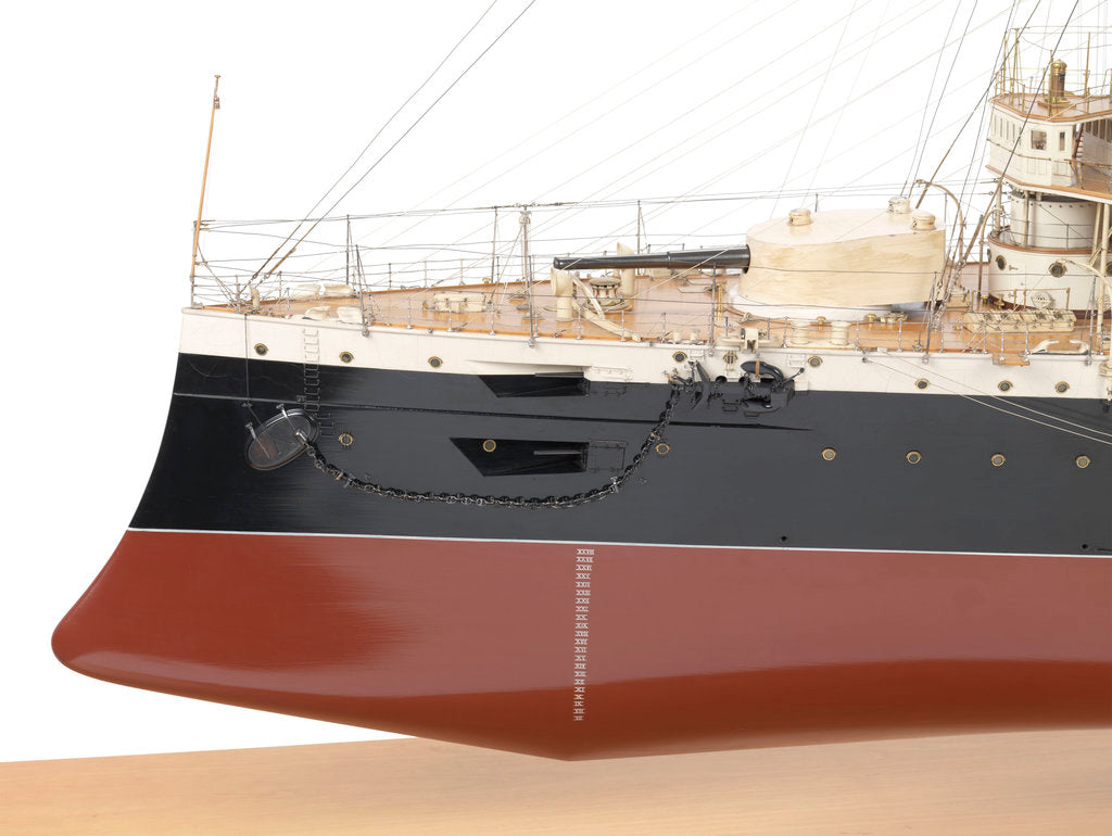 Detail of HMS 'Leviathan' (1901) by John Brown & Co. Ltd