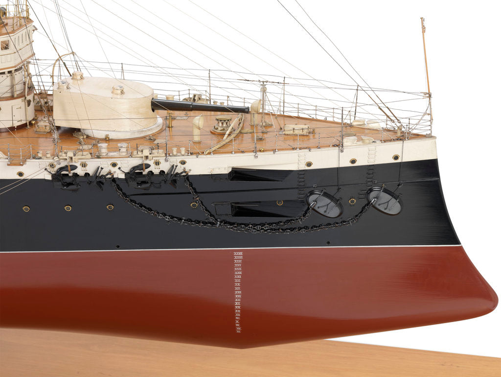 Detail of HMS 'Leviathan' (1901) by John Brown & Co. Ltd
