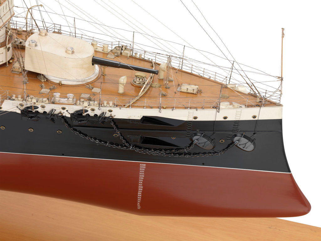 Detail of HMS 'Leviathan' (1901) by John Brown & Co. Ltd