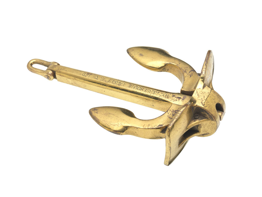 Detail of Anchor model by Henry Persehouse Parkes & Co Ltd
