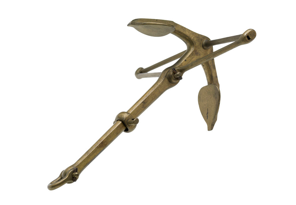 Detail of Frame stock anchor - shank hollowed out 1829 by unknown