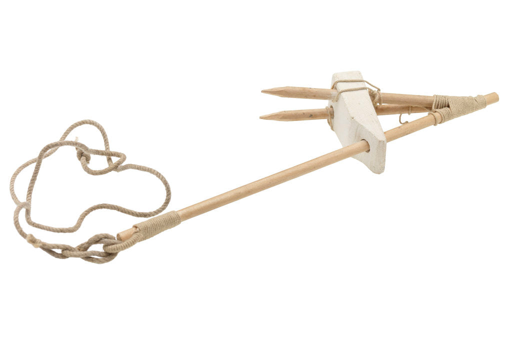 Detail of Anchor model - wooden killick by unknown