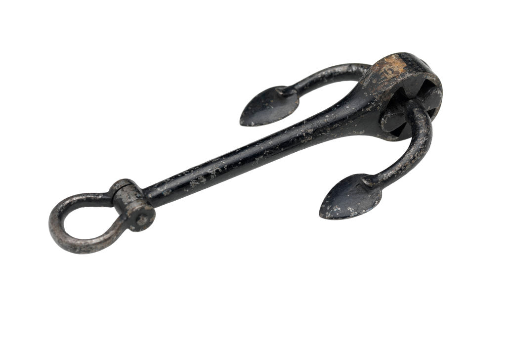 Detail of Stockless anchor by unknown
