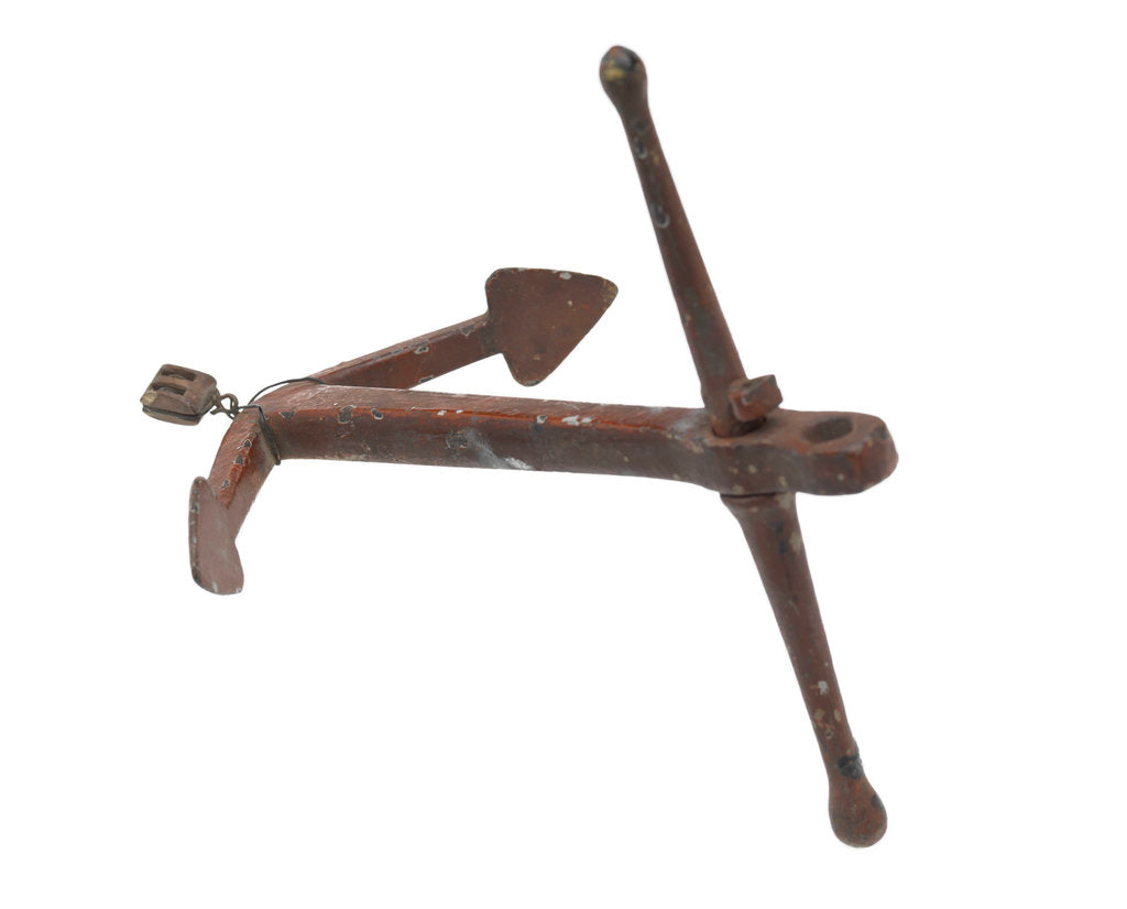 Detail of Iron stock anchor by unknown