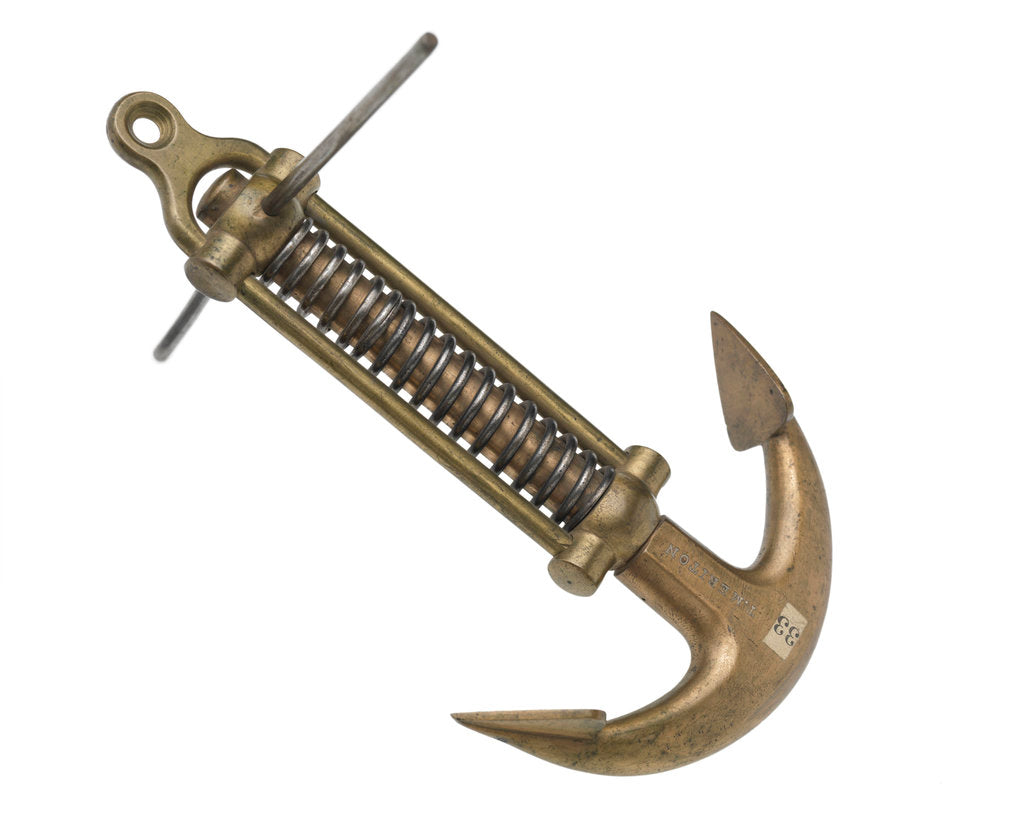 Detail of Spring shank anchor by Thomas W. Meriton