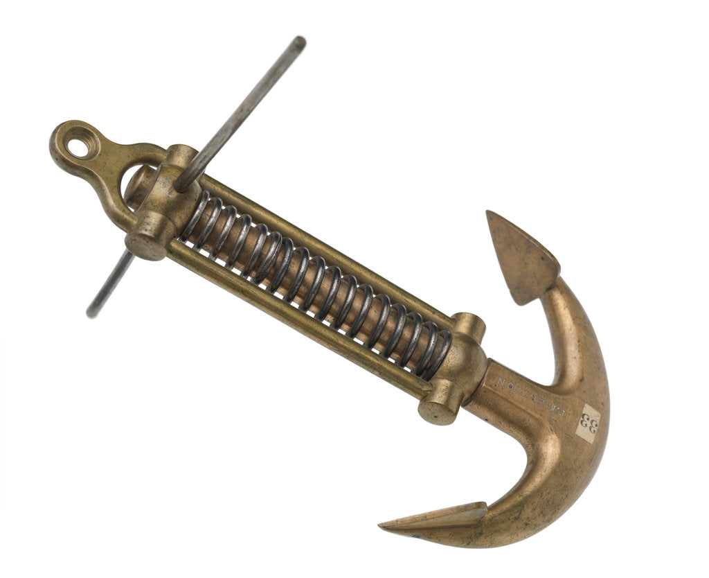 Detail of Spring shank anchor by Thomas W. Meriton