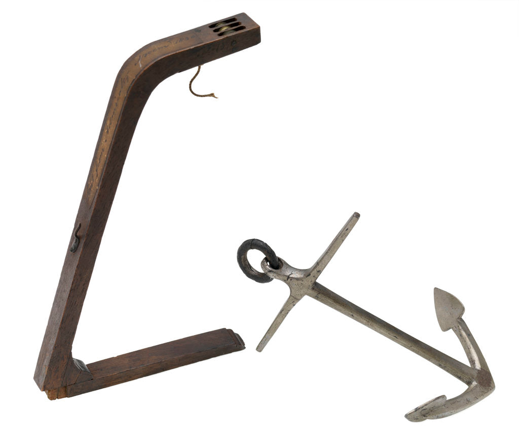 Detail of Anchor and cathead by unknown