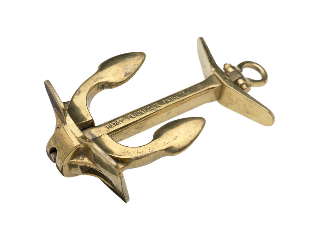 Detail of Anchor model by Henry Persehouse Parkes & Co Ltd