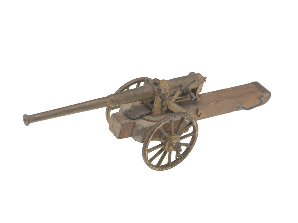 Detail of Gun model; Field Gun by unknown