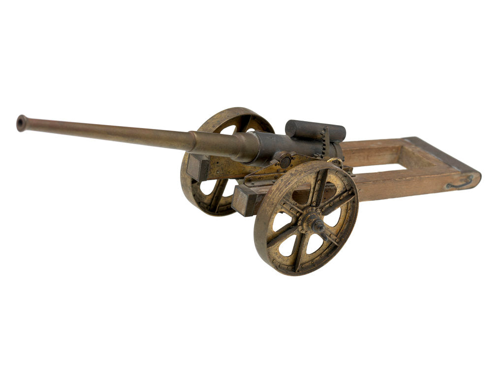 Detail of Gun model; Field Gun by unknown