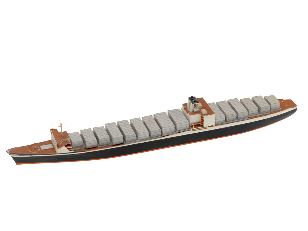 Detail of Waterline model; Miniature model by Reginald Carpenter