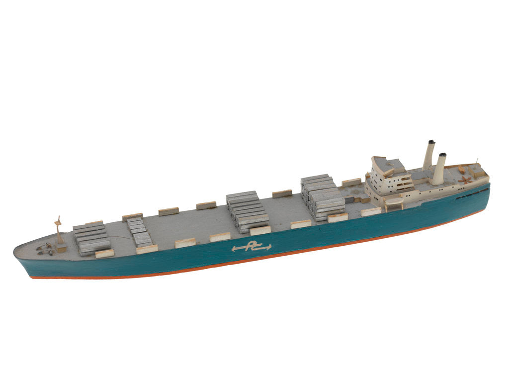 Detail of Waterline model; Miniature model by Reginald Carpenter