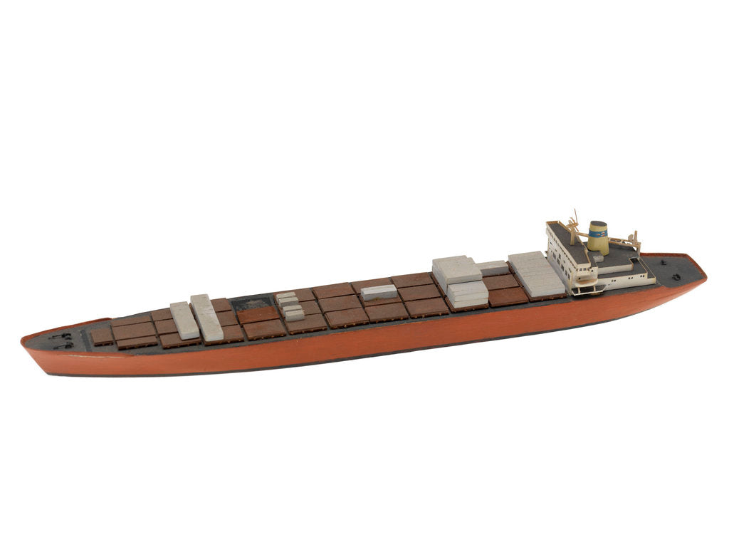 Detail of Waterline model; Miniature model by Reginald Carpenter