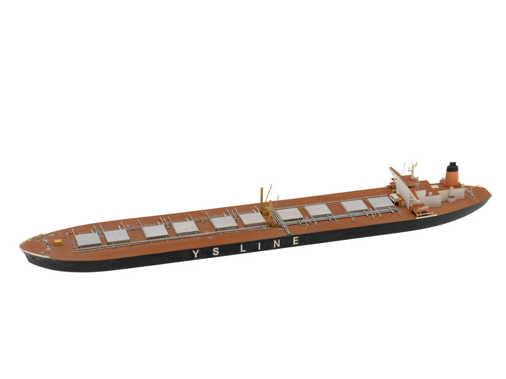 Detail of Waterline model; Miniature model by Reginald Carpenter