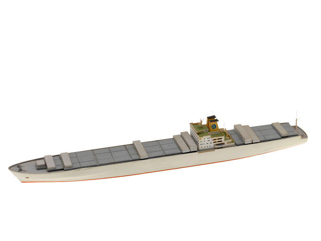 Detail of Waterline model; Miniature model by Reginald Carpenter