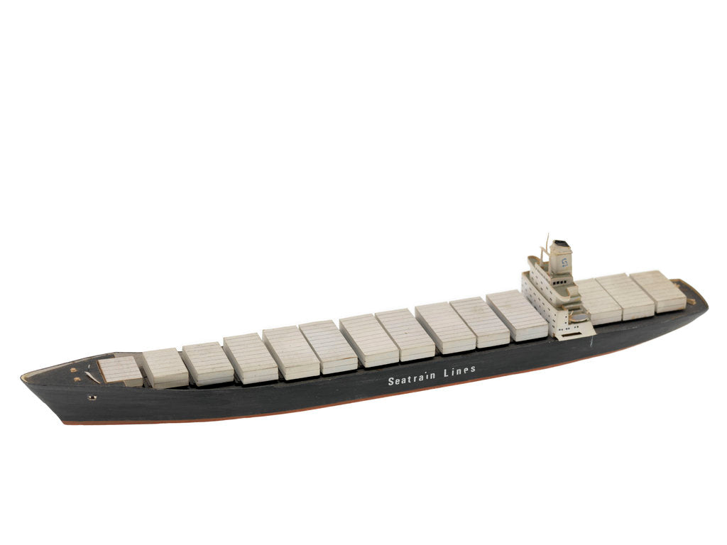 Detail of Waterline model; Miniature model by Reginald Carpenter