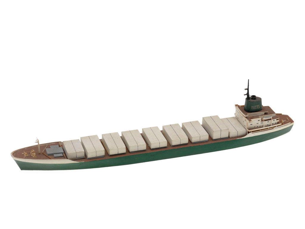 Detail of Waterline model; Miniature model by Reginald Carpenter