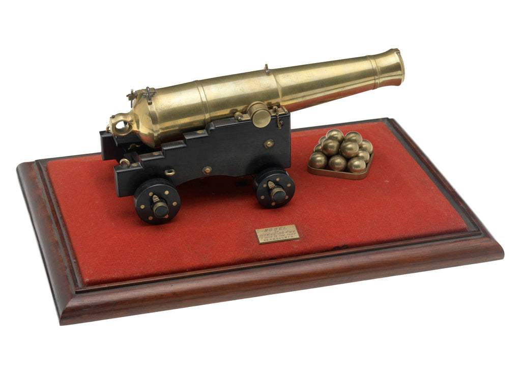 Detail of Ordnance model; Gun model by G. R. Palmer