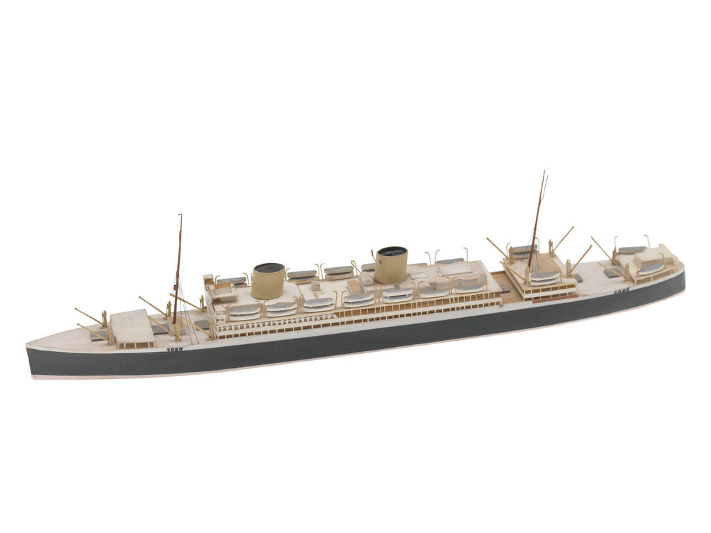 Detail of Waterline model; Miniature model by Reginald Carpenter