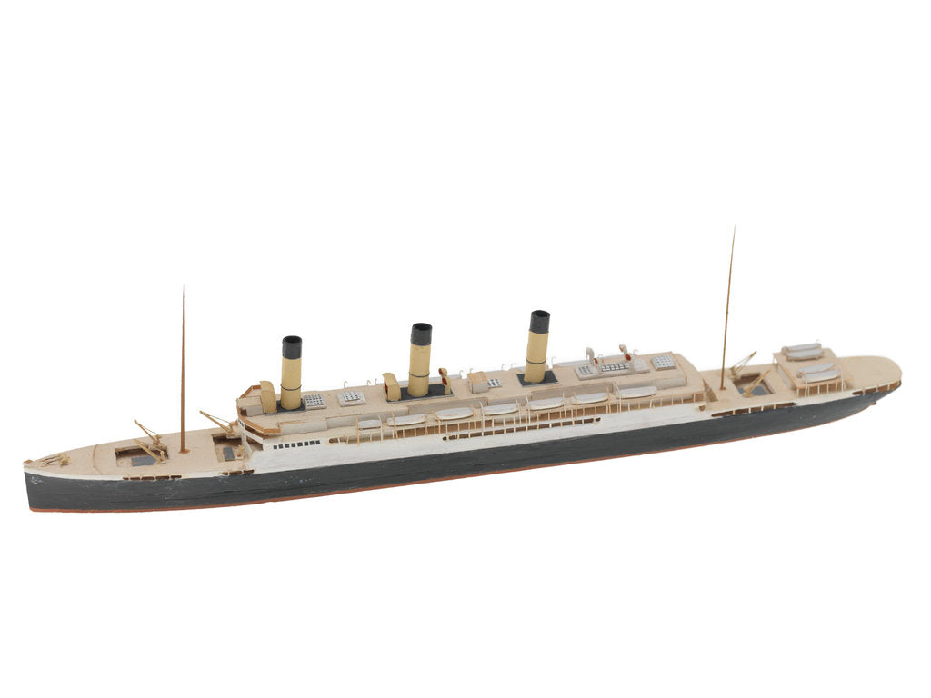 Detail of Waterline model; Miniature model by Reginald Carpenter