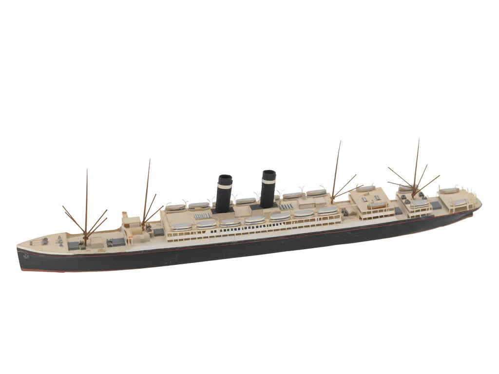Detail of Waterline model; Miniature model by Reginald Carpenter