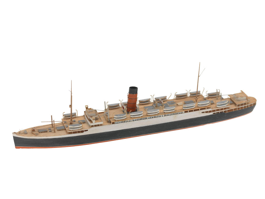 Detail of Waterline model; Miniature model by Reginald Carpenter