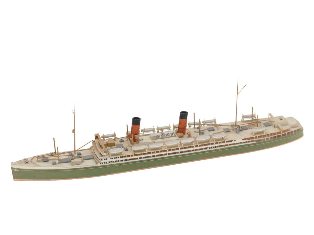 Detail of Waterline model; Miniature model by Reginald Carpenter
