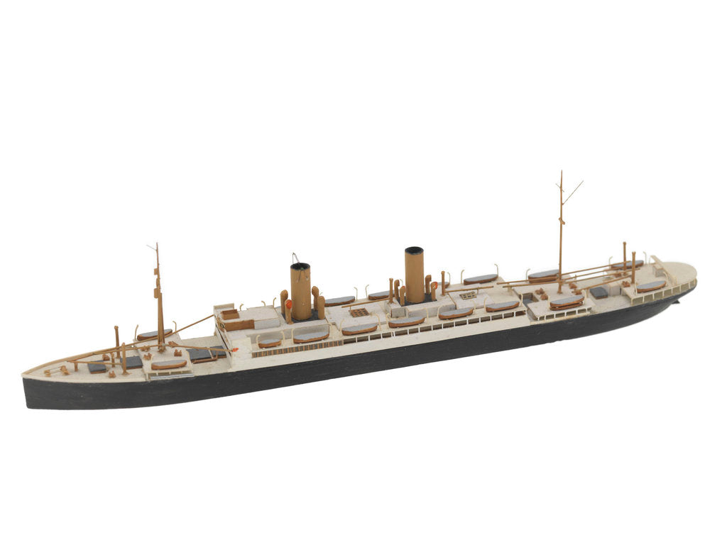 Detail of Waterline model; Miniature model by Reginald Carpenter