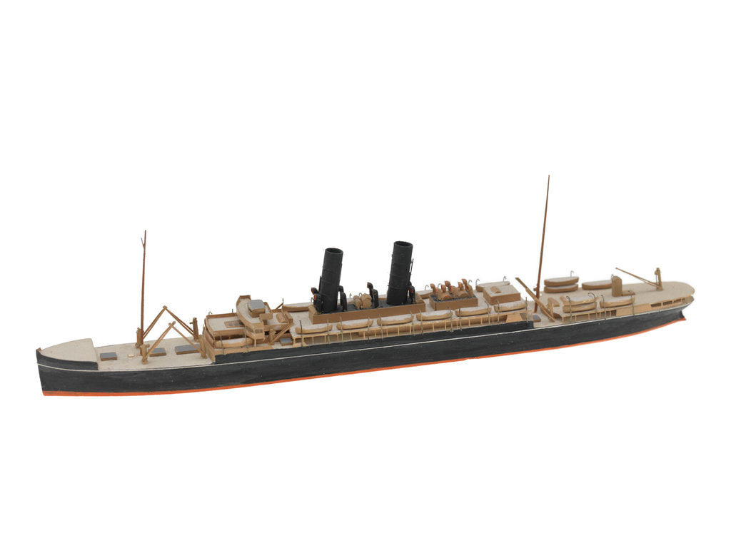Detail of Waterline model; Miniature model by Reginald Carpenter