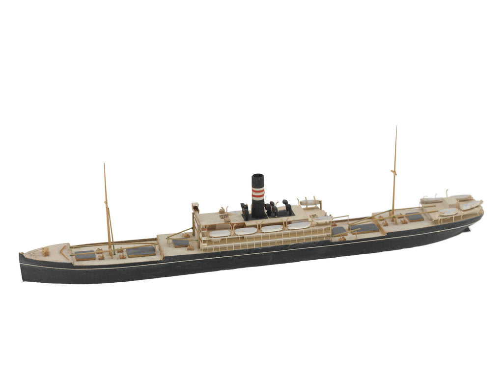 Detail of Waterline model; Miniature model by Reginald Carpenter