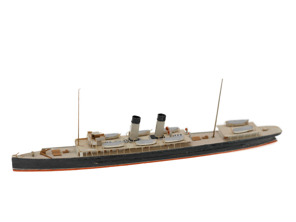 Detail of Waterline model; Miniature model by Reginald Carpenter