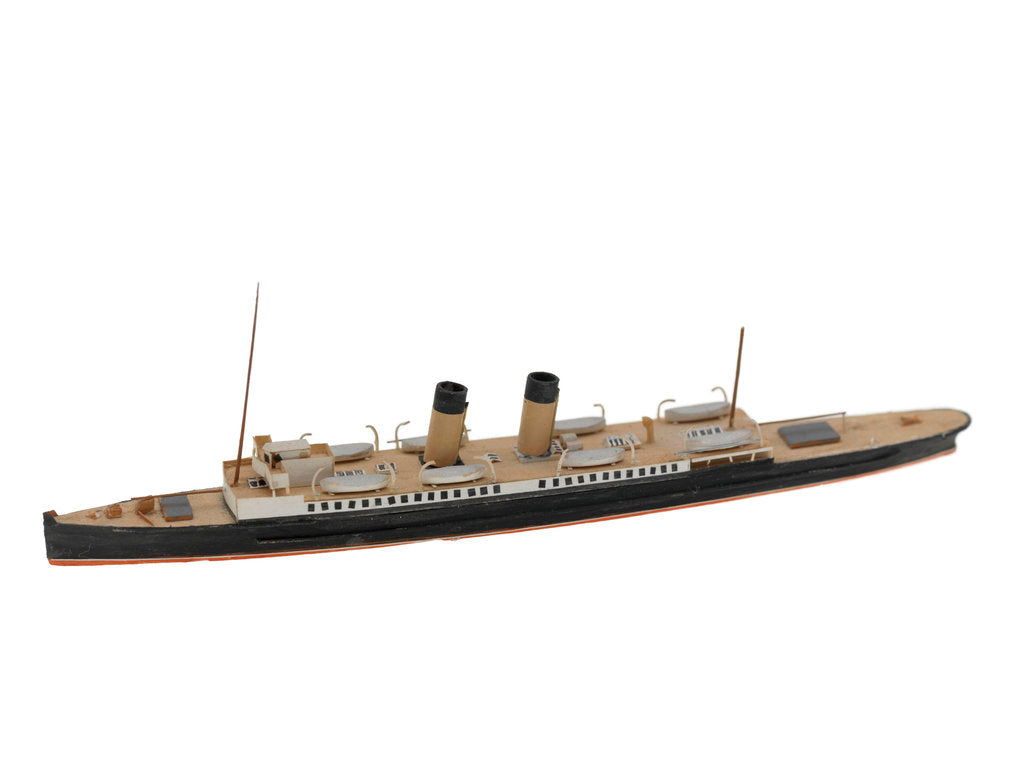 Detail of Waterline model; Miniature model by Reginald Carpenter