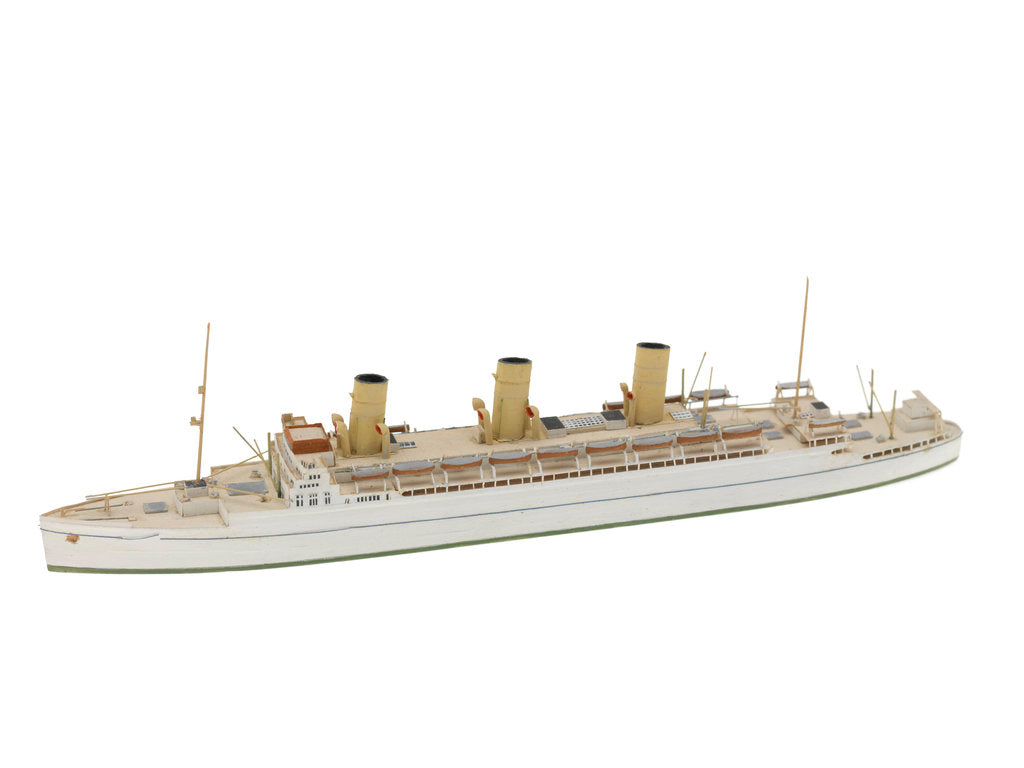 Detail of Waterline model; Miniature model by Reginald Carpenter
