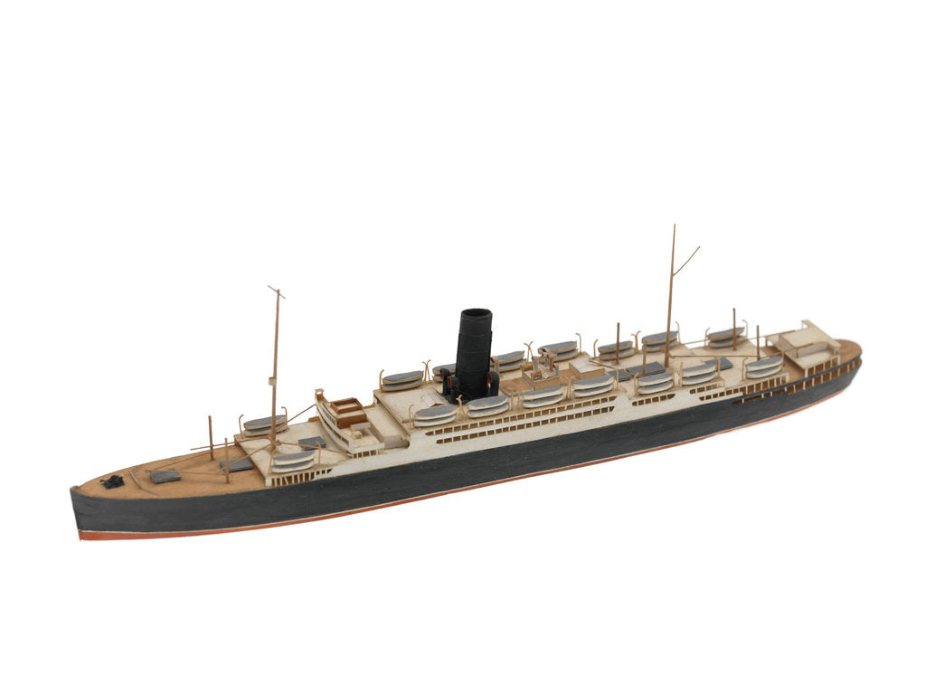 Detail of Waterline model; Miniature model by Reginald Carpenter