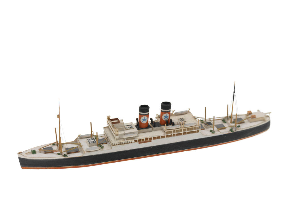 Detail of Waterline model; Miniature model by Reginald Carpenter