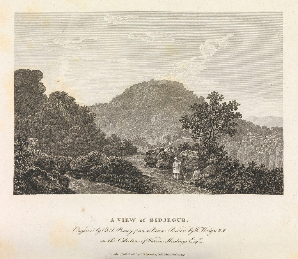 Detail of A view of Bidjegur by William Hodges