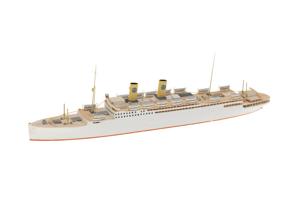 Detail of 'Gripsholm' (1925); Passenger vessel by Reginald Carpenter