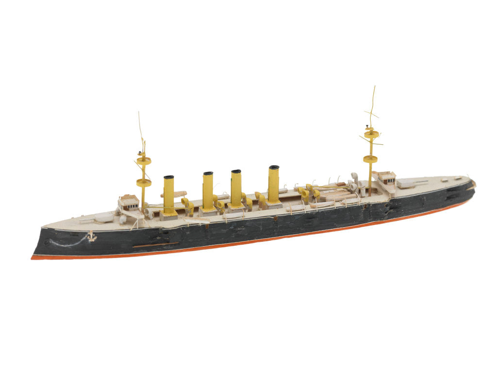 Detail of HMS 'Powerful' (1895); Warship; Protected Cruiser by Reginald Carpenter