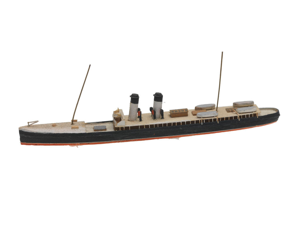 Detail of Waterline model; Miniature model by Reginald Carpenter