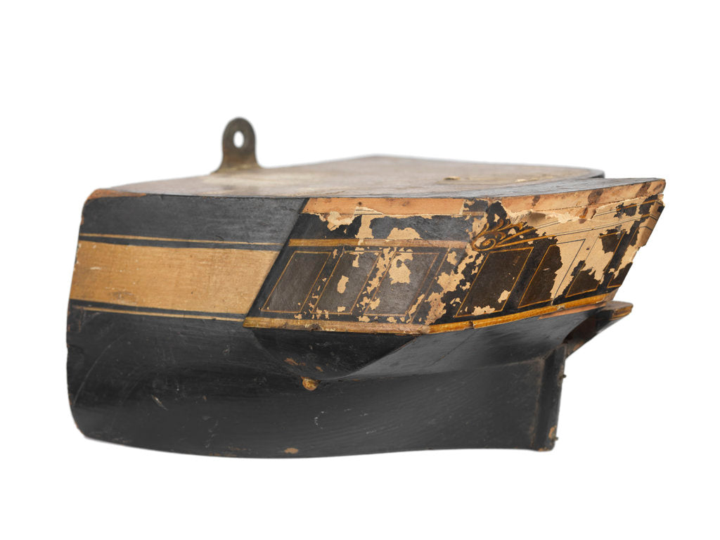 Detail of Stern model; Sectional model; Waterline model by unknown