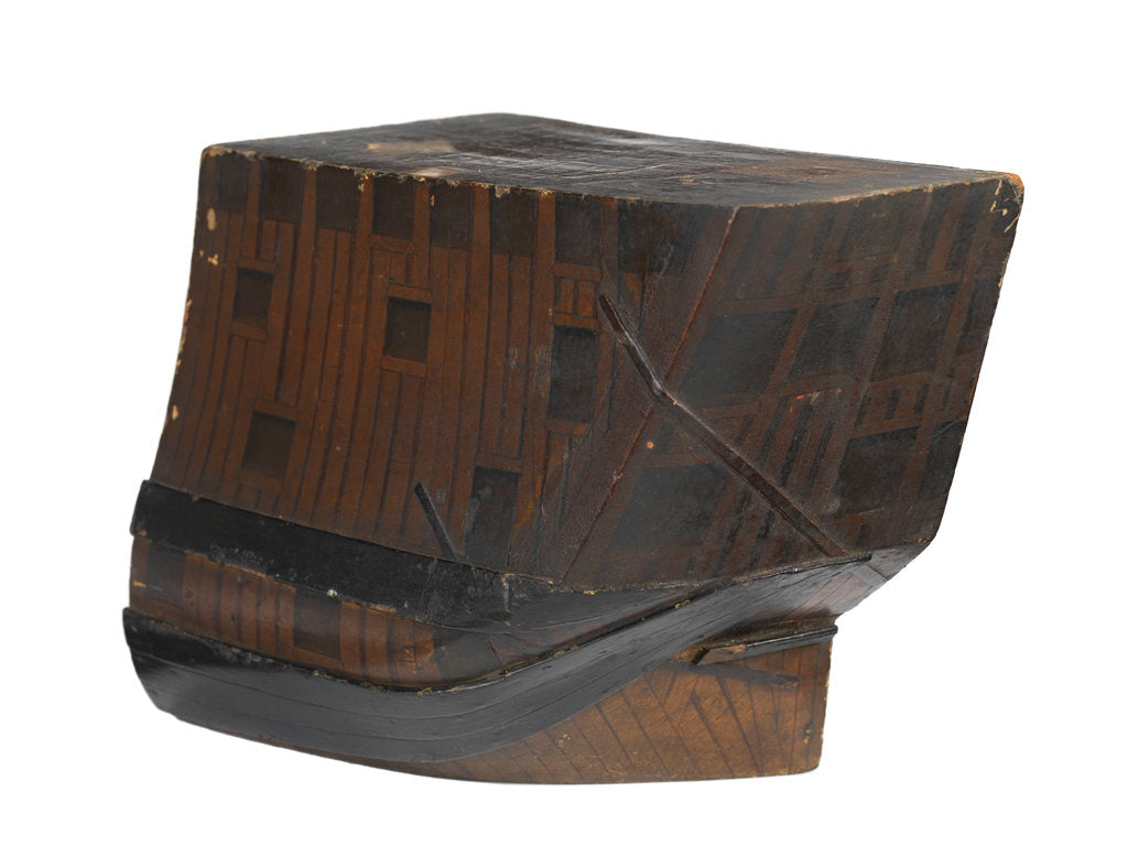 Detail of Sectional model; Stern model; Waterline model; Longitudinal model by unknown