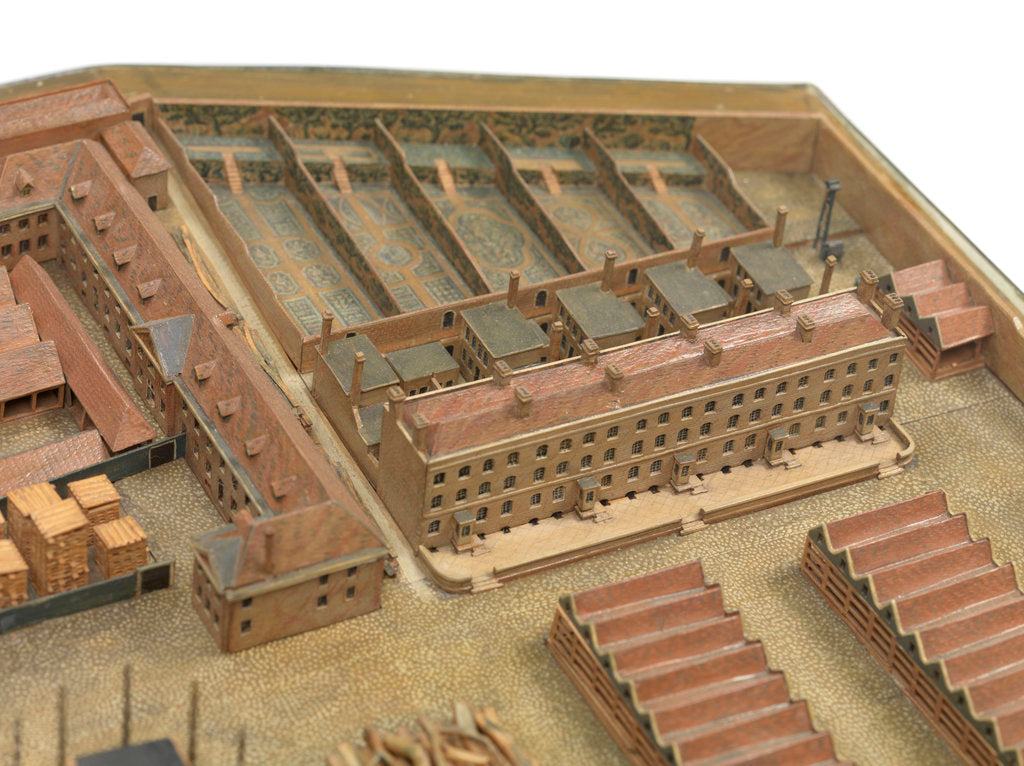 Detail of Topographical model by Richard Pickthorne