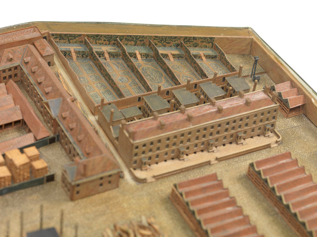 Detail of Topographical model by Richard Pickthorne
