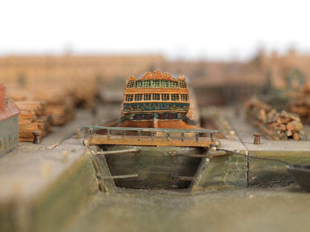 Detail of Topographical model by Richard Pickthorne
